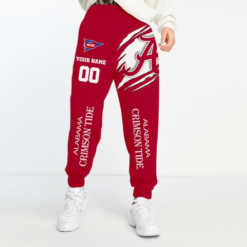 Limited Edition – Customized NCAA Alabama Crimson Tide Unisex Long Pants