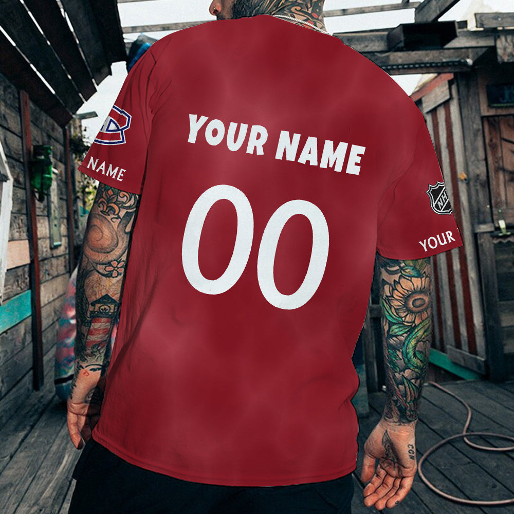 Limited Edition – Customized NHL Montreal Canadiens T-Shirt - Image 2