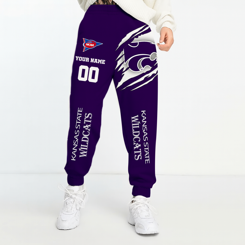 Limited Edition – Customized NCAA Kansas State Wildcats Unisex Long Pants