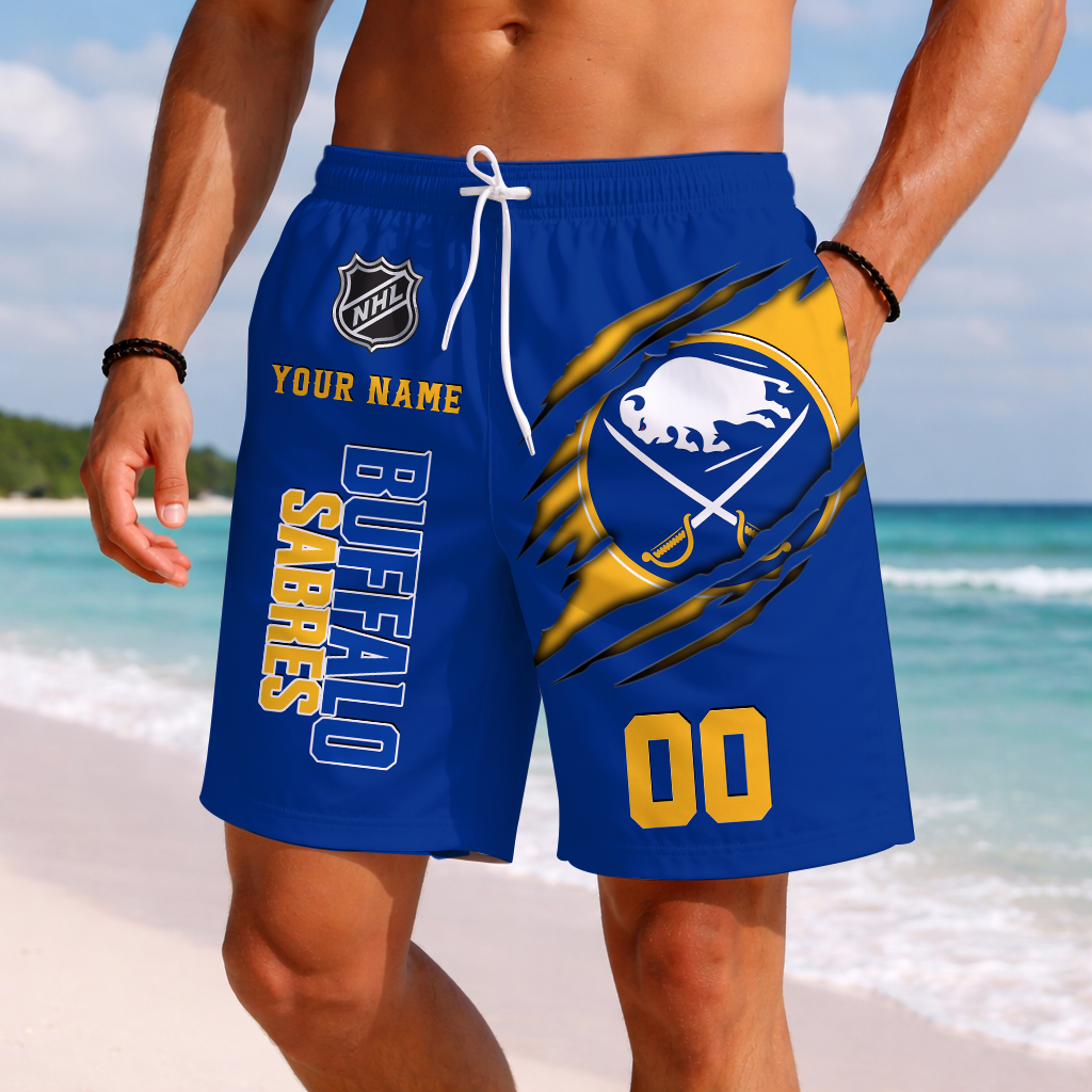 Limited Edition – Customized NHL Buffalo Sabres Short Pants