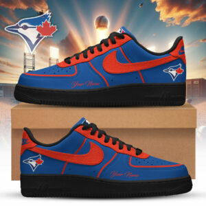 Limited Edition – Customized MLB Toronto Blue Jays Air Force 1 Sneakers