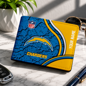 Limited Edition – Customized NFL Los Angeles Chargers Leather Wallet