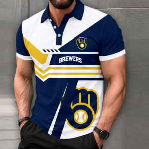 Limited Edition – Customized MLB Milwaukee Brewers Polo Shirt