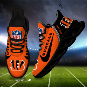 Limited Edition – Customized NFL Cincinnati Bengals Unisex Max Soul Shoes