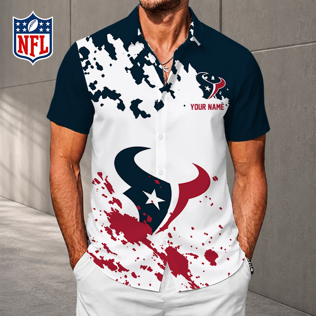 Limited Edition – Customized NFL Houston Texans Unisex Hawaiian Shirt