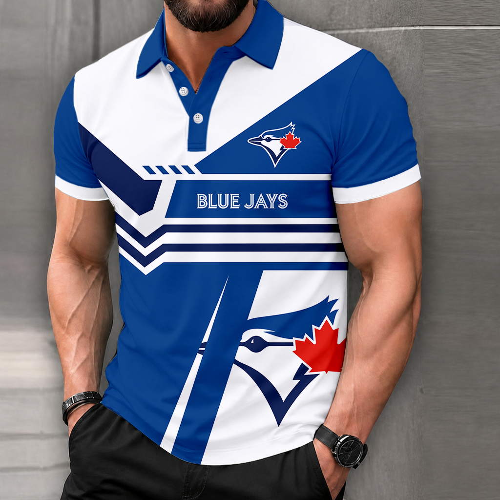 Limited Edition – Customized MLB Toronto Blue Jays Polo Shirt