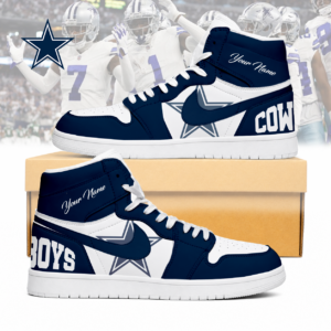 Limited Edition – Customized NFL Dallas Cowboys Air Jordan 1 Sneakers
