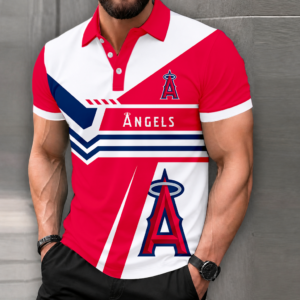 Limited Edition – Customized MLB Los Angeles Angels Polo Shirt