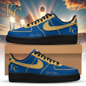 Limited Edition – Customized MLB Kansas City Royals Air Force 1 Sneakers