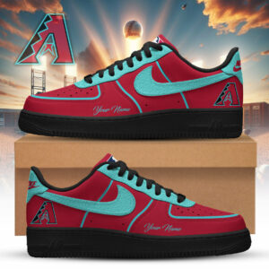 Limited Edition – Customized MLB Arizona Diamondbacks Air Force 1 Sneakers