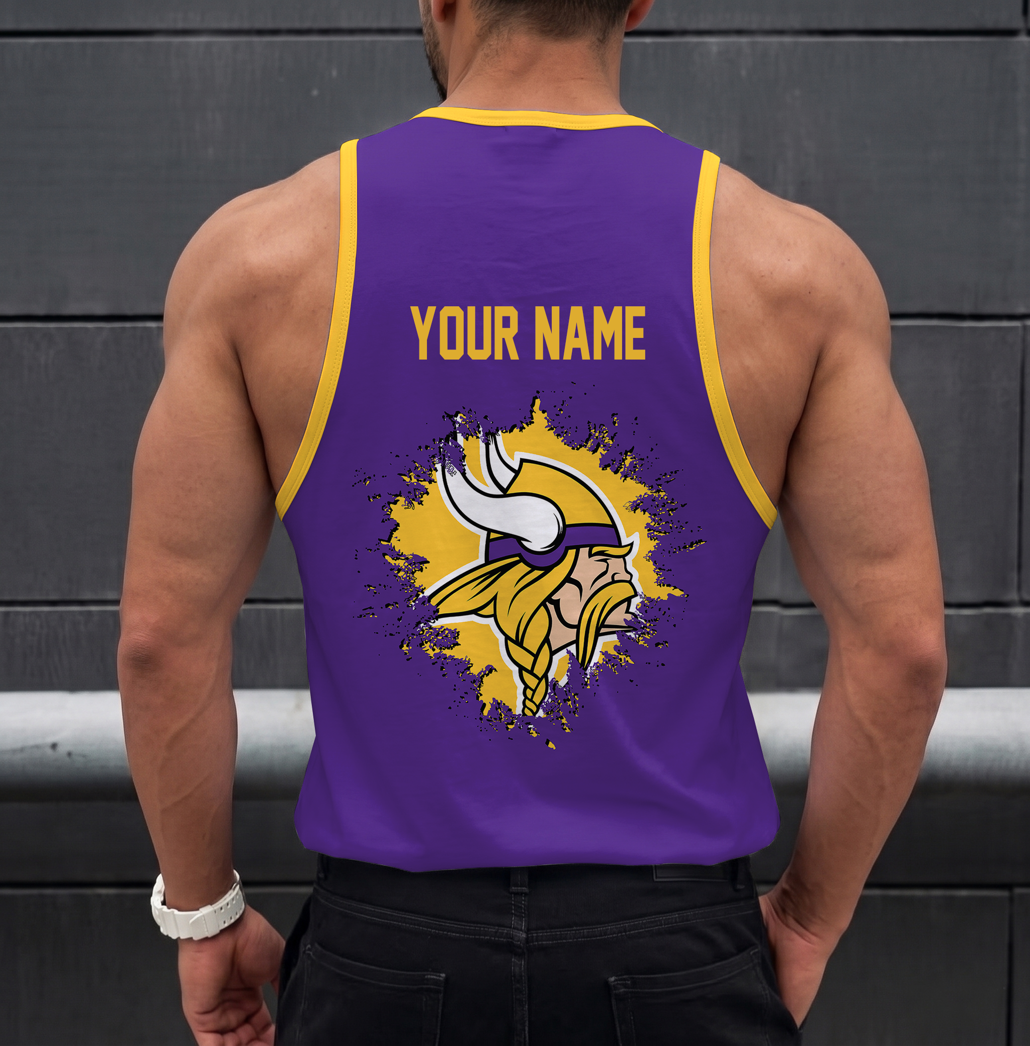 Limited Edition – Customized NFL Minnesota Vikings Unisex Tank Top - Image 2