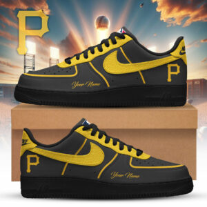 Limited Edition – Customized MLB Pittsburgh Pirates Air Force 1 Sneakers