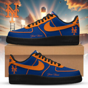 Limited Edition – Customized MLB New York Mets Air Force 1 Sneakers