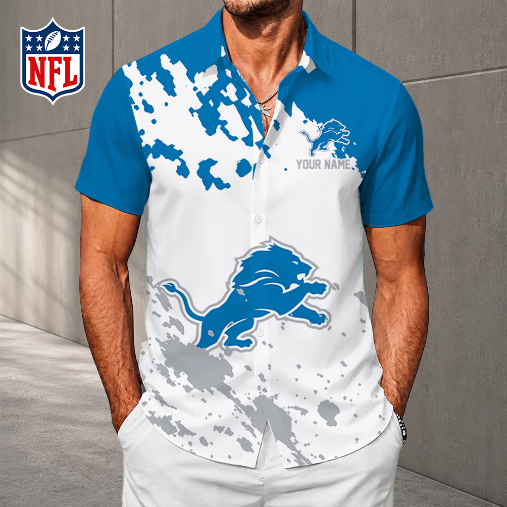 Limited Edition – Customized NFL Detroit Lions Unisex Hawaiian Shirt
