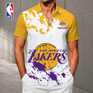 Limited Edition – Customized NBA Los Angeles Lakers Unisex Hawaiian Shirt
