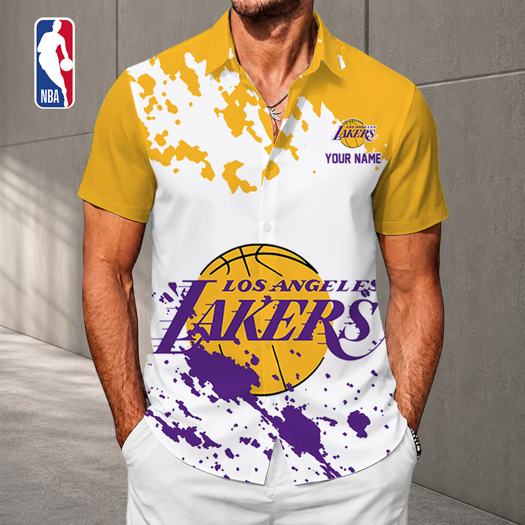 Limited Edition – Customized NBA Los Angeles Lakers Unisex Hawaiian Shirt