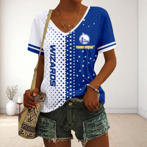 Limited Edition – Customized NBA Golden State Warriors V-Neck Female Shirt