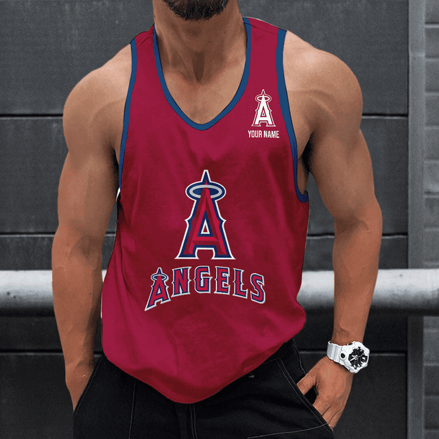 Limited Edition – Customized MLB Los Angeles Angels Unisex Tank Top