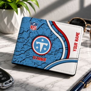 Limited Edition – Customized NFL Tennessee Titans Leather Wallet