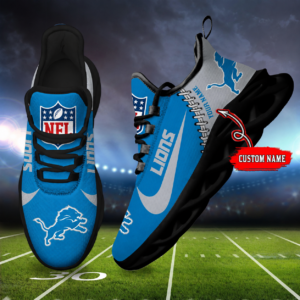 Limited Edition – Customized NFL Detroit Lions Unisex Max Soul Shoes