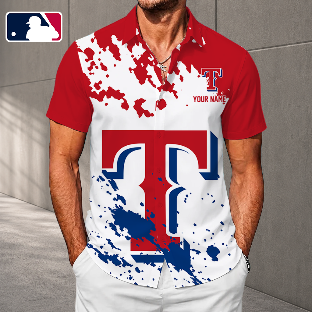 Limited Edition – Customized MLB Texas Rangers Unisex Hawaiian Shirt