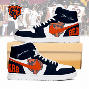 Limited Edition – Customized NFL Chicago Bears Air Jordan 1 Sneakers
