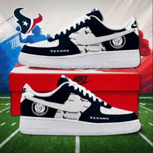 Limited Edition – Customized NFL Houston Texans Air Force 1 Sneakers