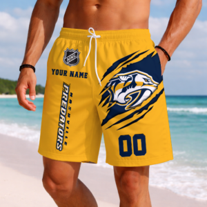 Limited Edition – Customized NHL Nashville Predators Short Pants