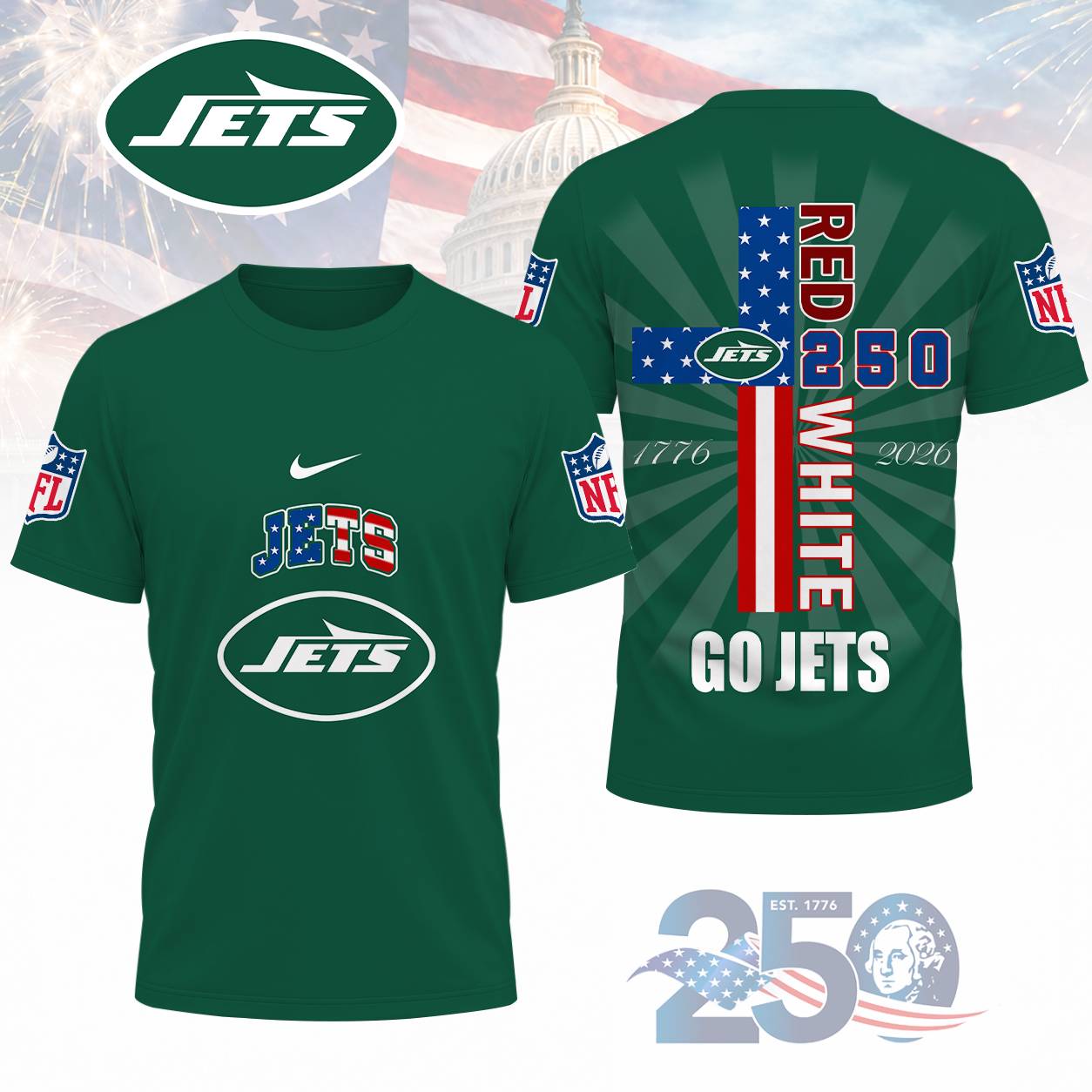 Limited Edition – Customized NFL New York Jets T-Shirt