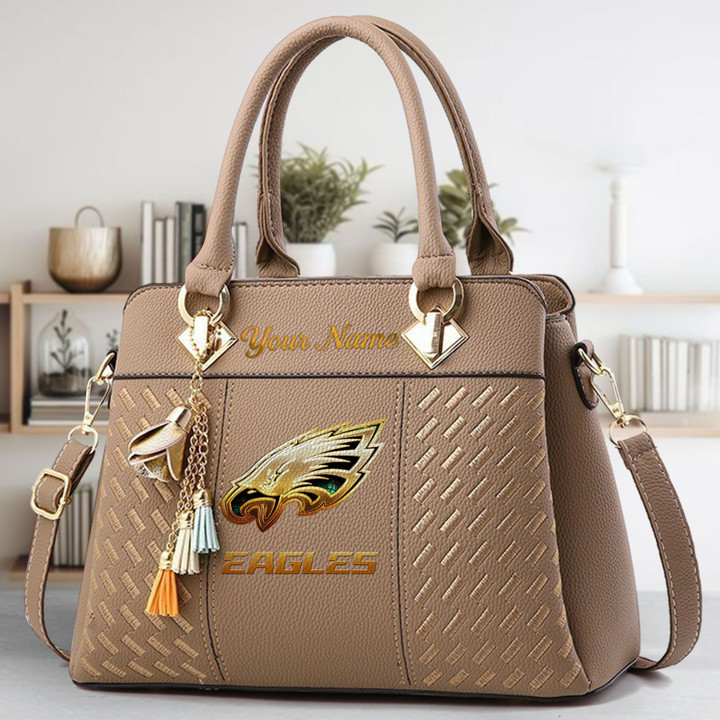 Limited Edition – Customized NFL Philadelphia Eagles Luxury Handbag In Multiple Colors - Image 4