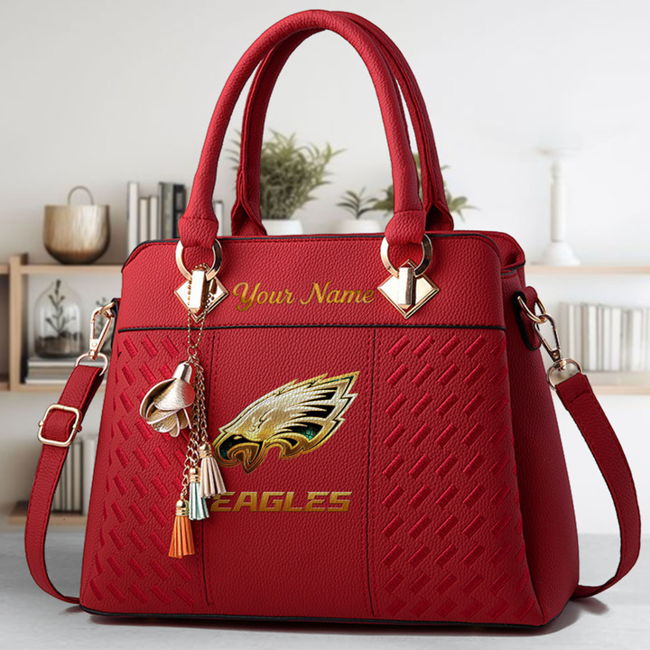 Limited Edition – Customized NFL Philadelphia Eagles Luxury Handbag In Multiple Colors - Image 6