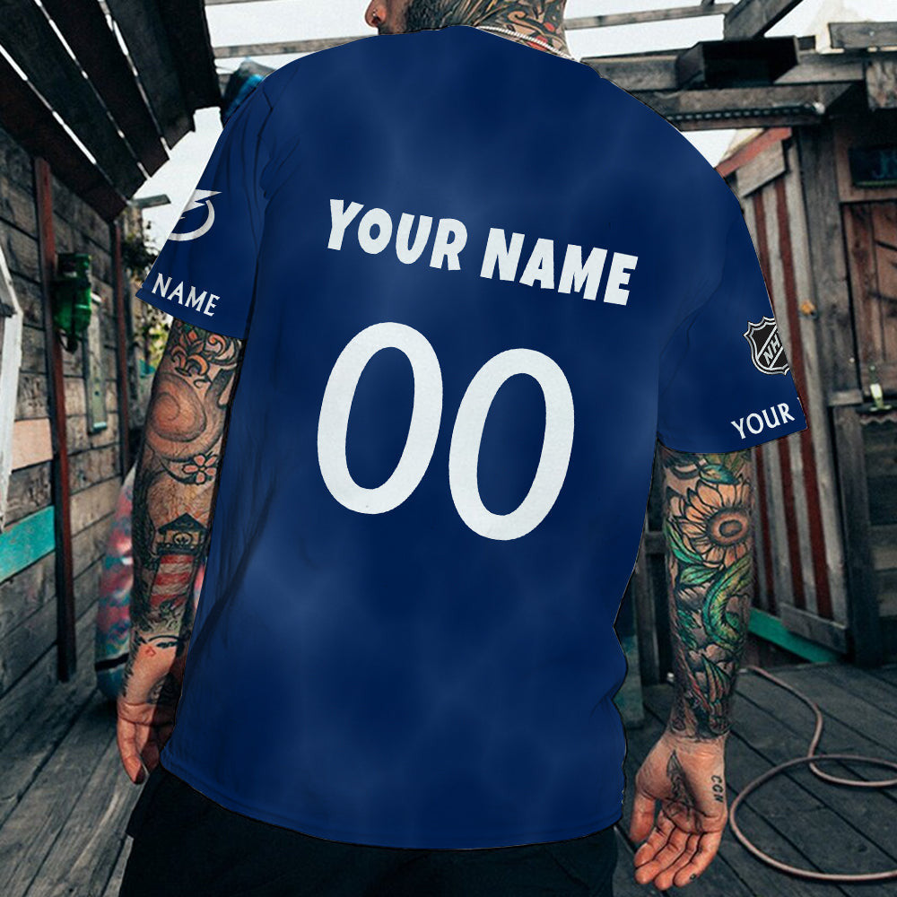 Limited Edition – Customized NHL Tampa Bay Lightning T-Shirt - Image 2