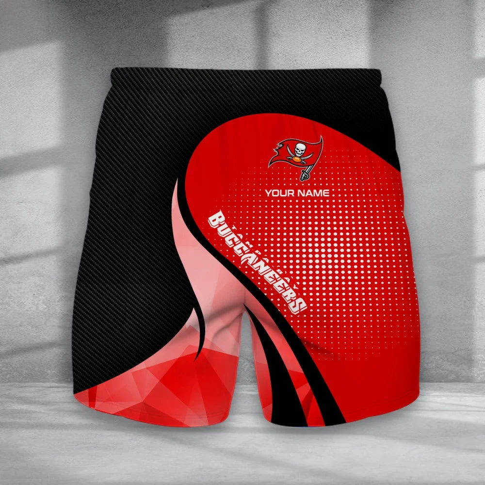 Limited Edition – Customized NFL Tampa Bay Buccaneers Polo Shirt & Short Pants Set - Image 2