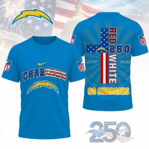 Limited Edition – Customized NFL Los Angeles Chargers T-Shirt