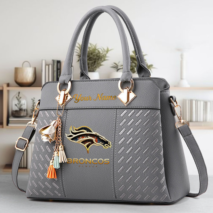 Limited Edition – Customized NFL Denver Broncos Luxury Handbag In Multiple Colors - Image 4