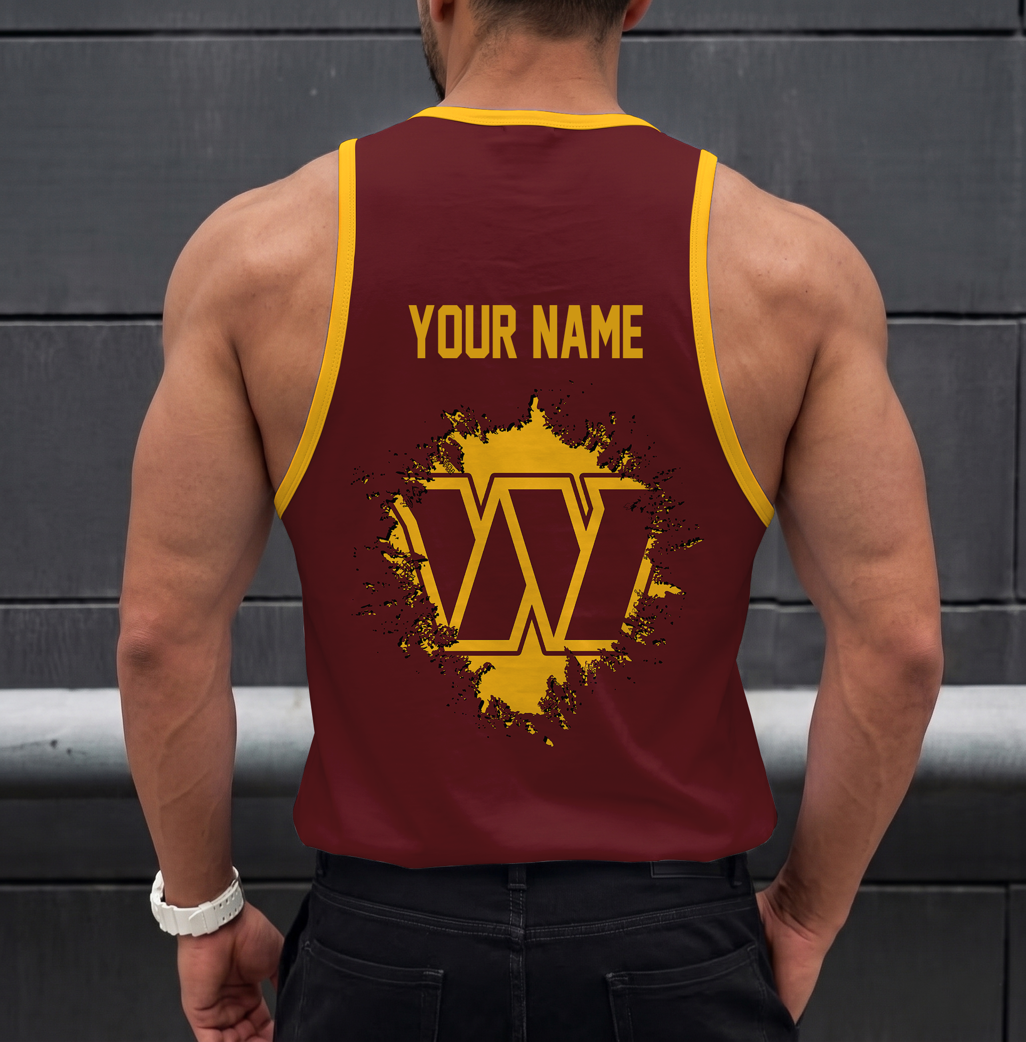 Limited Edition – Customized NFL Washington Commanders Unisex Tank Top - Image 2