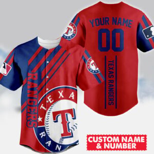 Limited Edition – Customized MLB Texas Rangers Baseball Jersey