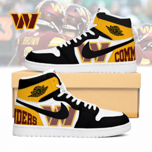 Limited Edition – Customized NFL Washington Commanders Air Jordan 1 Sneakers