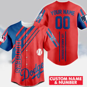 Limited Edition – Customized MLB Los Angeles Dodgers Baseball Jersey