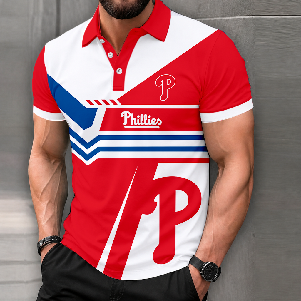 Limited Edition – Customized MLB Philadelphia Phillies Polo Shirt