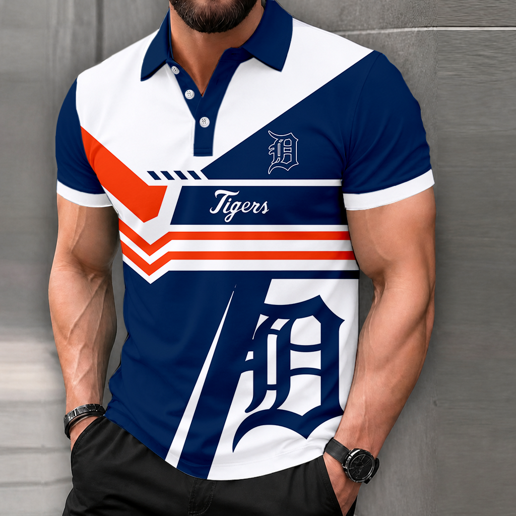 Limited Edition – Customized MLB Detroit Tigers Polo Shirt