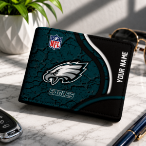 Limited Edition – Customized NFL Philadelphia Eagles Leather Wallet