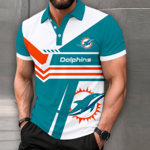 Limited Edition – Customized NFL Miami Dolphins Polo Shirt