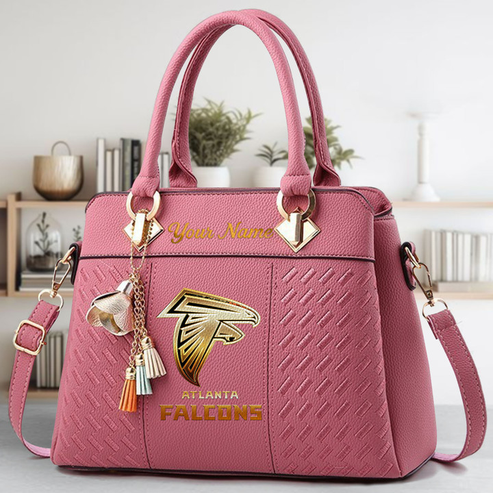 Limited Edition – Customized NFL Atlanta Falcons Luxury Handbag In Multiple Colors - Image 6