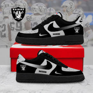Limited Edition – Customized NFL Las Vegas Raiders Air Force 1 Sneakers