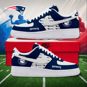 Limited Edition – Customized NFL New England Patriots Air Force 1 Sneakers