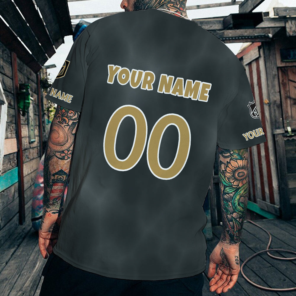 Limited Edition – Customized NHL Vegas Golden Knights T-Shirt - Image 2