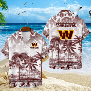 Limited Edition – Customized NFL Washington Commanders Unisex Hawaiian Shirt