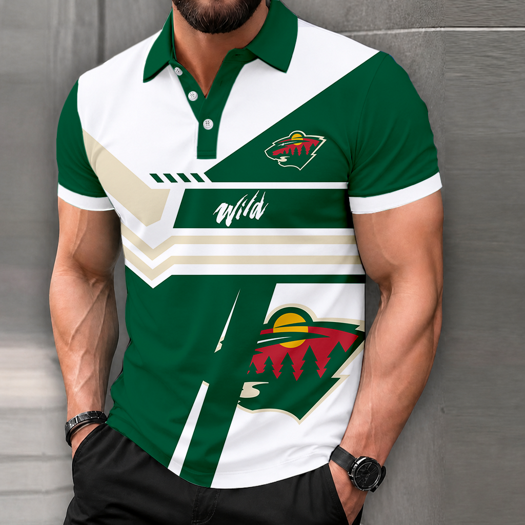 Limited Edition – Customized NHL Minnesota Wild Polo Shirt