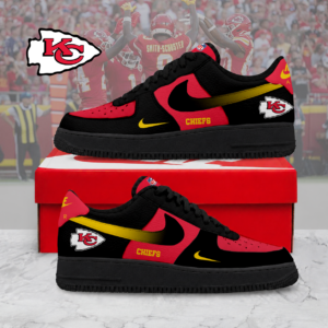 Limited Edition – Customized NFL Kansas City Chiefs Air Force 1 Sneakers